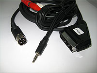 Sega Mega Drive 1 Premium RGB Kabel Stereo 2m C-Sync (SMD)