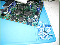 PC Engine Core Grafx I,II (ReCAP) Kondensatoren Austausch