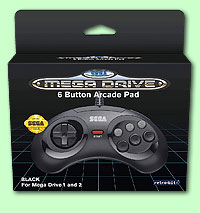 Sega Mega Drive Controller  6 Button Pad reto-bit
