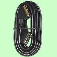 Kabel Scart/Euro AV 1,5m voll belegt High Quality (vergoldete Stecker)