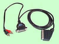 Kabel Amiga RGB Sub D 23 pol.->Scart 2m