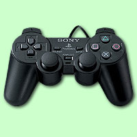 Playstation 2 Original Controller Dual Shock (Schwarz) neu