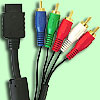 Component Cable inkl. Audio out  PS2 / PS3 2m (YUV)