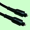 Optical Cable Digital Audio Kabel Schwarz (Toslink) 0,5 Meter