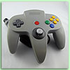 Nintendo 64 Original Controller mit neuem Analogstick grau