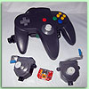 Nintendo 64 Original Controller Gamecube Style Analogstick mit micro-upgrade schw