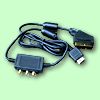 Kabel PSX 1, PSone, PS 2 RGB->Scart 2m OPTIMIZED  incl. AudioOut