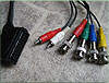 Kabel Adapter RGB-Scart Bu. -> 4x BNC + Audio (2x Chinch) Sony BVM PWM