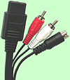 Kabel N64, NGC  S-Video NTSC->Hosiden 2m Farbe: sw